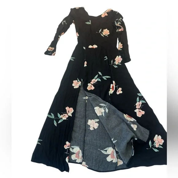 Reformation Vanessa Floral Print Long Sleeve Midi Dress - Picture 6 of 11